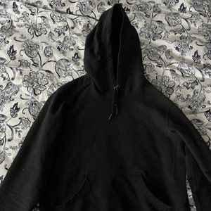 American Giant Mens Classic Pullover Hoodie Size L - Black